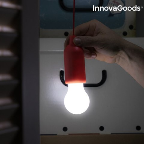 Przenośna Żarówka LED ze Sznurkiem Bulby InnovaGoods Przenośna Żarówka LED ze Sznurkiem Bulby InnovaGoods
