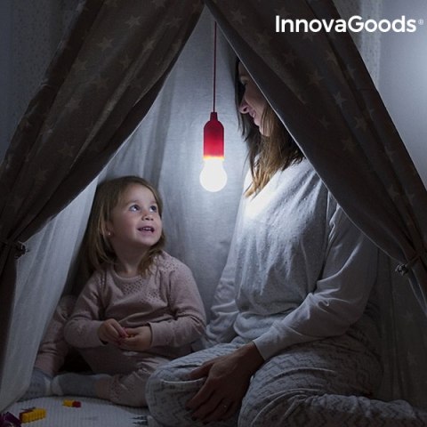 Przenośna Żarówka LED ze Sznurkiem Bulby InnovaGoods Przenośna Żarówka LED ze Sznurkiem Bulby InnovaGoods