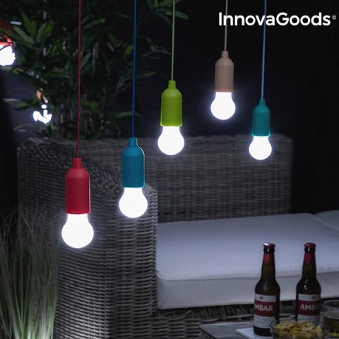 Przenośna Żarówka LED ze Sznurkiem Bulby InnovaGoods Przenośna Żarówka LED ze Sznurkiem Bulby InnovaGoods