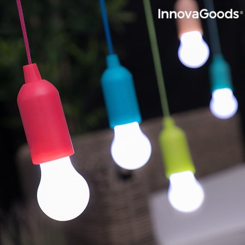 Przenośna Żarówka LED ze Sznurkiem Bulby InnovaGoods Przenośna Żarówka LED ze Sznurkiem Bulby InnovaGoods