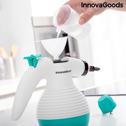 Wielofunkcyjne Ręczne Urządzenie do Czyszczenia na Parę z Akcesoriami 9 w 1 Steany InnovaGoods 0,35 L 3 Bar 1000W Wielofunkcyjne Ręczne Urządzenie do Czyszczenia na Parę z Akcesoriami 9 w 1 Steany InnovaGoods 0,35 L 3 Bar 1000W