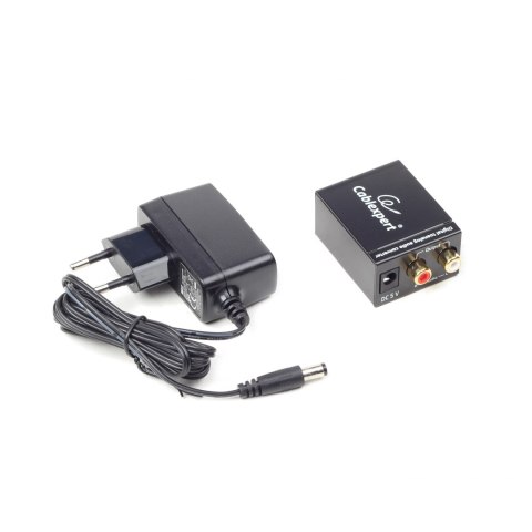 Adapter GEMBIRD DSC-OPT-RCA-001 (Toslink - RCA ; kolor czarny) Adapter GEMBIRD DSC-OPT-RCA-001 (Toslink - RCA ; kolor czarny)
