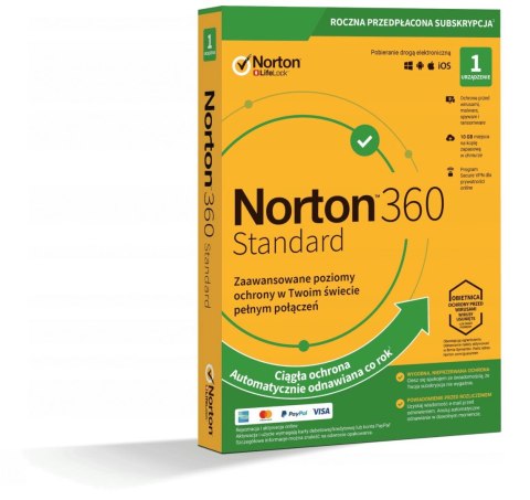 Norton 360 Standard 1D/12M BOX (NIE WYMAGA KARTY) Norton 360 Standard 1D/12M BOX (NIE WYMAGA KARTY)
