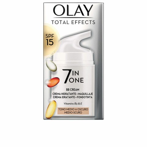 Nawilżający krem koloryzujący Olay Total Effects Bb Cream Medium Dark Spf 15 50 ml Nawilżający krem koloryzujący Olay Total Effects Bb Cream Medium Dark Spf 15 50 ml