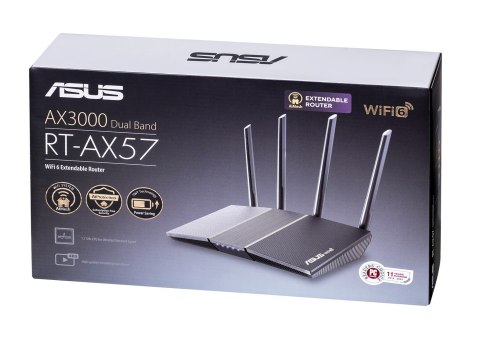 Asus- RT-AX57 router AX3000 Wi-Fi 6 Asus- RT-AX57 router AX3000 Wi-Fi 6