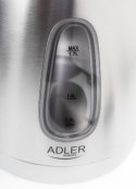 Czajnik elektryczny Adler AD1223 (2000W 1.7l; kolor srebrny)