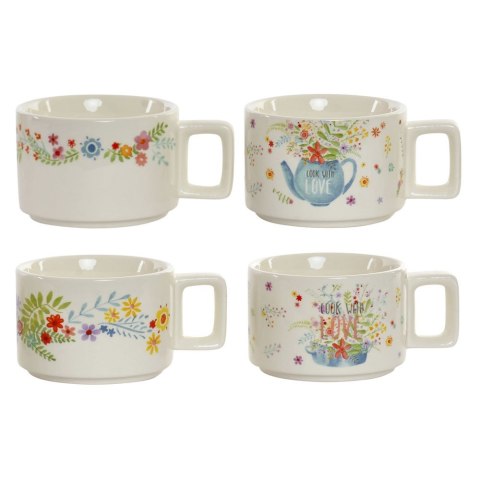 Zestaw filiżanek do kawy DKD Home Decor Wielokolorowy Metal Bambus Dolomite 260 ml Zestaw filiżanek do kawy DKD Home Decor Wielokolorowy Metal Bambus Dolomite 260 ml
