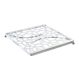 Podkładki na stół DKD Home Decor 18 x 18 x 1,5 cm Srebrzysty Metal