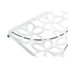 Podkładki na stół DKD Home Decor 18 x 18 x 1,5 cm Srebrzysty Metal