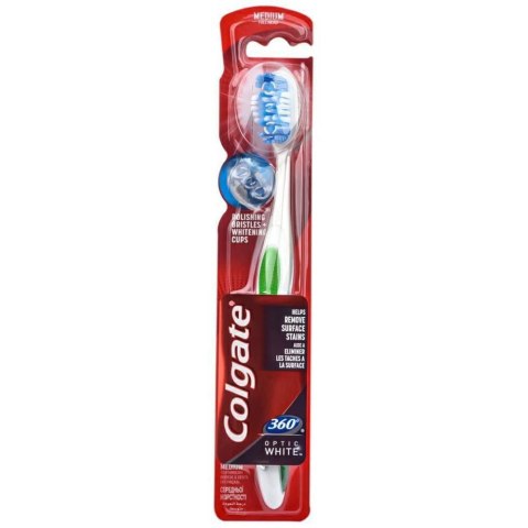 Colgate Optic White Medium 360° Szczoteczka do Zębów Colgate Optic White Medium 360° Szczoteczka do Zębów
