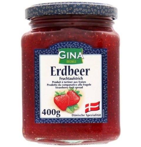 Gina Dżem Truskawkowy 400 g Gina Dżem Truskawkowy 400 g