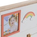 Ramka na Zdjęcia z Klamerkami DKD Home Decor Drewno MDF Dziecięcy Tęcza 42 x 2 x 32 cm (2 Sztuk)