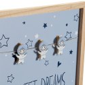 Ramka na Zdjęcia z Klamerkami DKD Home Decor Sweet Dreams Drewno Drewno MDF 40 x 40 x 3 cm (2 Sztuk)