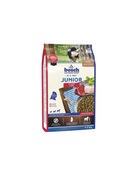 BOSCH Junior Lamb & Rice - sucha karma dla psa - 3 kg