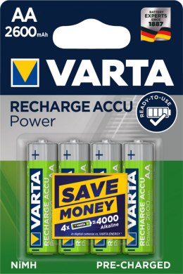 Zestaw akumulatorków AA VARTA Ready2Use 5716101404 (2600mAh ; Ni-MH)