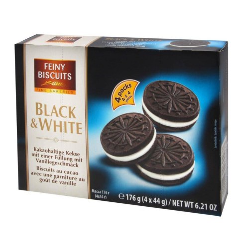 Feiny Biscuits Black&White Ciastka 176 g Feiny Biscuits Black&White Ciastka 176 g