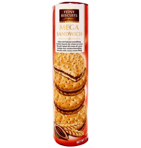 Feiny Biscuits Mega Markizy z Kremem Czekoladowym 500 g Feiny Biscuits Mega Markizy z Kremem Czekoladowym 500 g