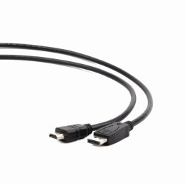 Kabel GEMBIRD CC-DP-HDMI-6 (DisplayPort M - HDMI M; 1,8m; kolor czarny)