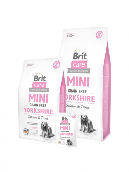 Brit Care Adult Mini GF Salmon & Tuna - Yorkshire - sucha karma dla psa - 7 kg
