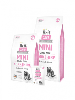 Brit Care Adult Mini GF Salmon & Tuna - Yorkshire - sucha karma z łososiem i tuńczykiem dla psów dorosłych ras miniaturowych - 7