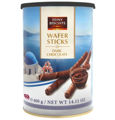 Feine Biscuits Rurki Waflowe z Gorzką Czekoladą 400 g Feine Biscuits Rurki Waflowe z Gorzką Czekoladą 400 g