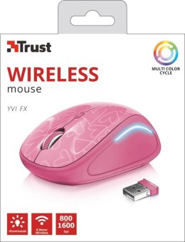Mysz bezprzewodowa YVI FX Różowa