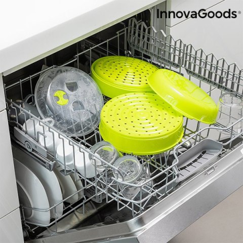 Podwójny Parowar do Mikrofalówki Codowave InnovaGoods Podwójny Parowar do Mikrofalówki Codowave InnovaGoods