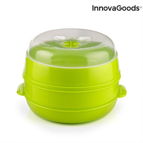 Podwójny Parowar do Mikrofalówki Codowave InnovaGoods Podwójny Parowar do Mikrofalówki Codowave InnovaGoods