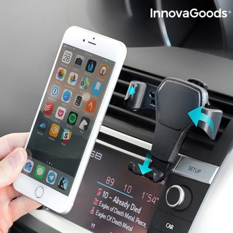 Uchwyt Grawitacyjny na Smartphona Gravder InnovaGoods Uchwyt Grawitacyjny na Smartphona Gravder InnovaGoods