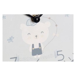 Zegar Ścienny DKD Home Decor Niebieski Wielokolorowy Różowy Drewno Metal Plastikowy Drewno MDF Dziecięcy Ptak 24 x 3 x 24 cm (2