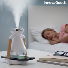 Nawilżacz Powietrza Dyfuzor Zapachów i Ładowarka Bezprzewodowa 3 w 1 Misvolt InnovaGoods