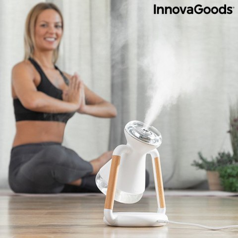 Nawilżacz Powietrza Dyfuzor Zapachów i Ładowarka Bezprzewodowa 3 w 1 Misvolt InnovaGoods Nawilżacz Powietrza Dyfuzor Zapachów i Ładowarka Bezprzewodowa 3 w 1 Misvolt InnovaGoods
