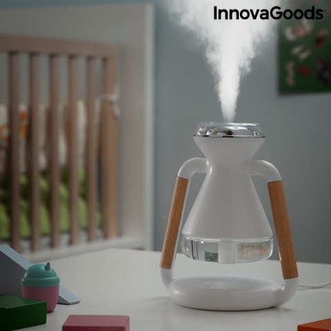 Nawilżacz Powietrza Dyfuzor Zapachów i Ładowarka Bezprzewodowa 3 w 1 Misvolt InnovaGoods Nawilżacz Powietrza Dyfuzor Zapachów i Ładowarka Bezprzewodowa 3 w 1 Misvolt InnovaGoods
