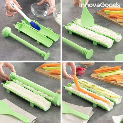 Zestaw do Sushi z przepisami Suzooka InnovaGoods 3 Części Zestaw do Sushi z przepisami Suzooka InnovaGoods 3 Części