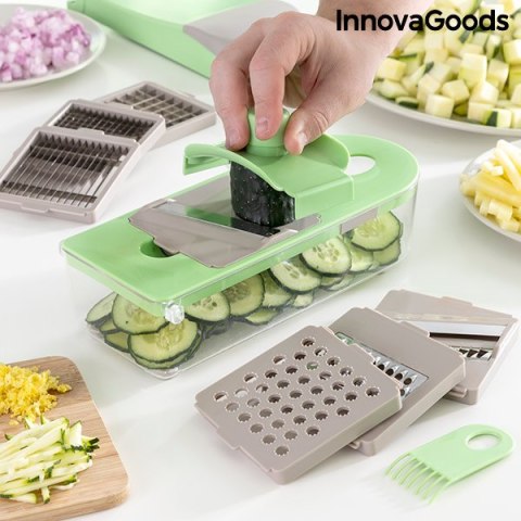 Krajalnica do Warzyw, Szatkownica i Tarka z Przepisami i Akcesoriami 7 w 1 Choppie Expert InnovaGoods Krajalnica do Warzyw, Szatkownica i Tarka z Przepisami i Akcesoriami 7 w 1 Choppie Expert InnovaGoods