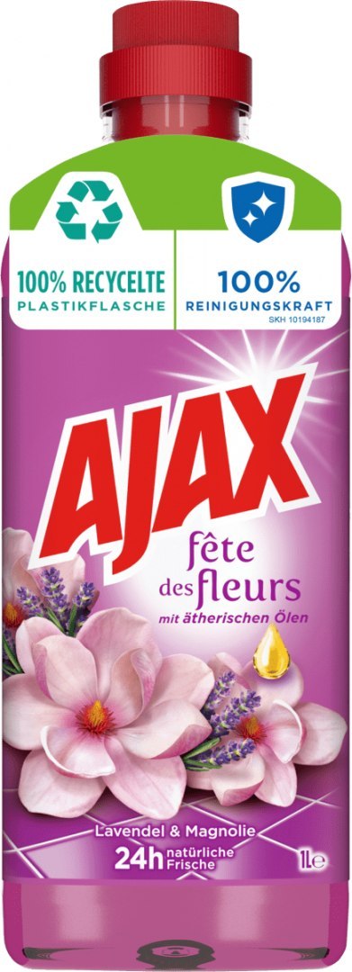 Ajax Lawenda i Magnolia Uniwersalny Środek Czyszczący 1 l Ajax Lawenda i Magnolia Uniwersalny Środek Czyszczący 1 l
