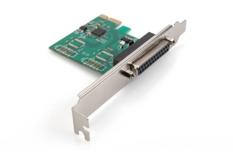 Karta rozszerzeń (Kontroler) LPT PCI Express, 1xDB25, Low Profile, Chipset: ASIX99100 Karta rozszerzeń (Kontroler) LPT PCI Express, 1xDB25, Low Profile, Chipset: ASIX99100