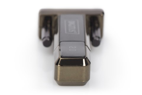 Adapter DIGITUS DA-70156 (USB M - RS-232 M; kolor czarny) Adapter DIGITUS DA-70156 (USB M - RS-232 M; kolor czarny)