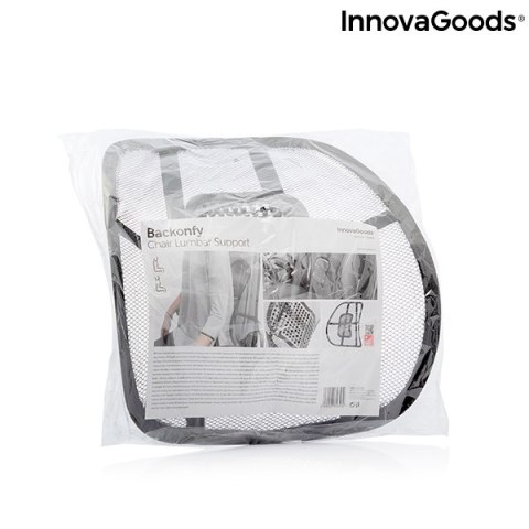 Oddychające Przenośna Podpórka Lędźwiowa Backonfy InnovaGoods Oddychające Przenośna Podpórka Lędźwiowa Backonfy InnovaGoods
