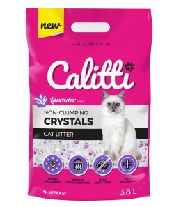 CALITTI Crystals Lavender - żwirek silikonowy dla kota 3,8l