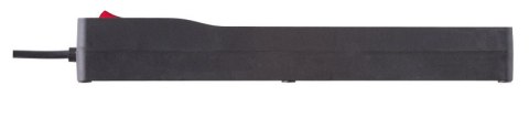 Listwa przeciwprzepięciowa ZX 510, 1L, 1,5m, czarna Listwa przeciwprzepięciowa ZX 510, 1L, 1,5m, czarna