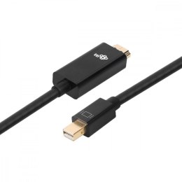Kabel HDMI - mini DisplayPort 1,8 m 4k 30Hz czarny