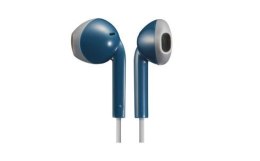 Słuchawki JVC HAF-19MAHE (douszne, z mikrofonem, niebieskie)