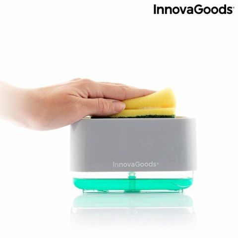 Dozownik do Płynu do naczyń do Zlewozmywaka 2 w 1 Pushoap InnovaGoods Dozownik do Płynu do naczyń do Zlewozmywaka 2 w 1 Pushoap InnovaGoods