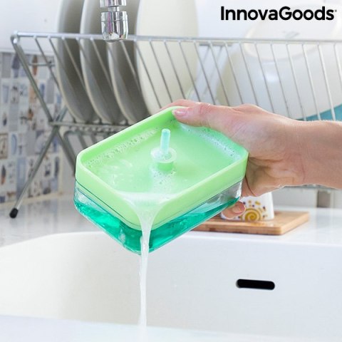 Dozownik do Płynu do naczyń do Zlewozmywaka 2 w 1 Pushoap InnovaGoods Dozownik do Płynu do naczyń do Zlewozmywaka 2 w 1 Pushoap InnovaGoods