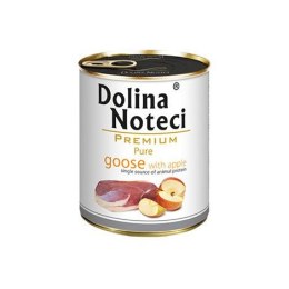 DOLINA NOTECI Premium Pure bogata w gęś z jabłkiem - mokra karma dla psa - 800g