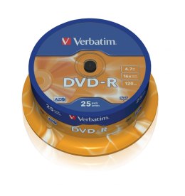 Płyta DVD Verbatim 43522 (4,7GB; 16x; 25szt.; Cake)