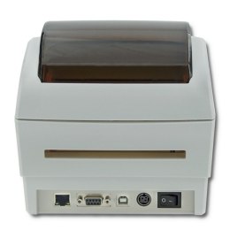 Drukarka etykiet Qoltec 50243 (druk termiczny; LAN, USB; 203 dpi)