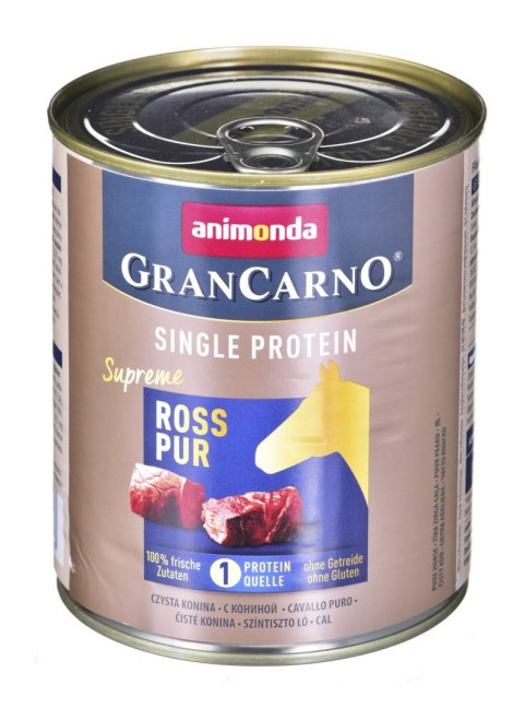 ANIMONDA GranCarno Single Protein konina - mokra karma dla psa - 800g ANIMONDA GranCarno Single Protein konina - mokra karma dla psa - 800g
