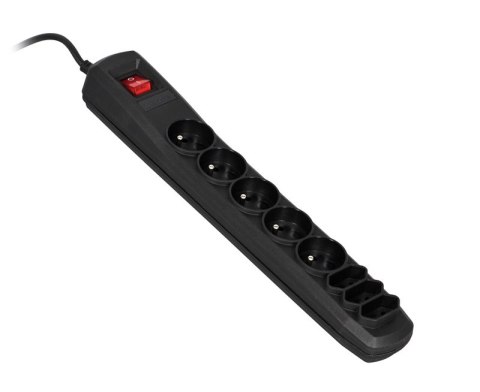 Listwa przeciwprzepięciowa Activejet APN-8g/3m-BK (3 x Typ C, 5 x UTE; 10 A; 3m; kolor czarny) Listwa przeciwprzepięciowa Activejet APN-8g/3m-BK (3 x Typ C, 5 x UTE; 10 A; 3m; kolor czarny)